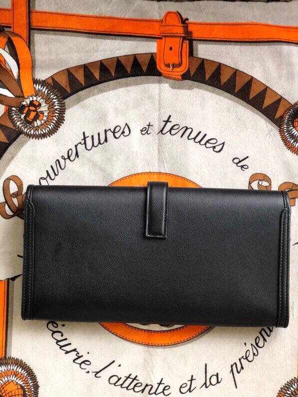 에르메스 지제 엘란29 블랙 스위프트 송아지가죽 내부 양가죽